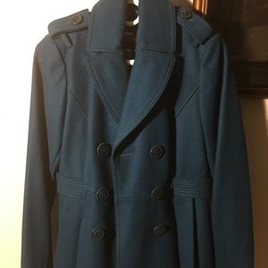 BEAUTIFUL TEAL PEACOAT